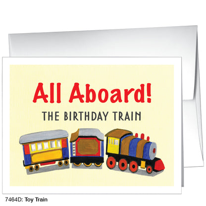 Toy Train, Greeting Card (7464D)