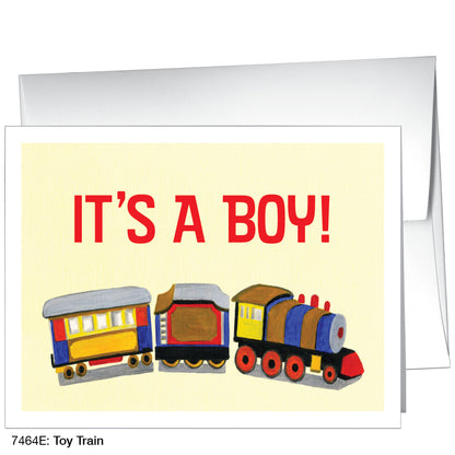 Toy Train, Greeting Card (7464E)