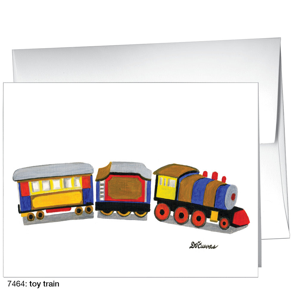 Toy Train, Greeting Card (7464)