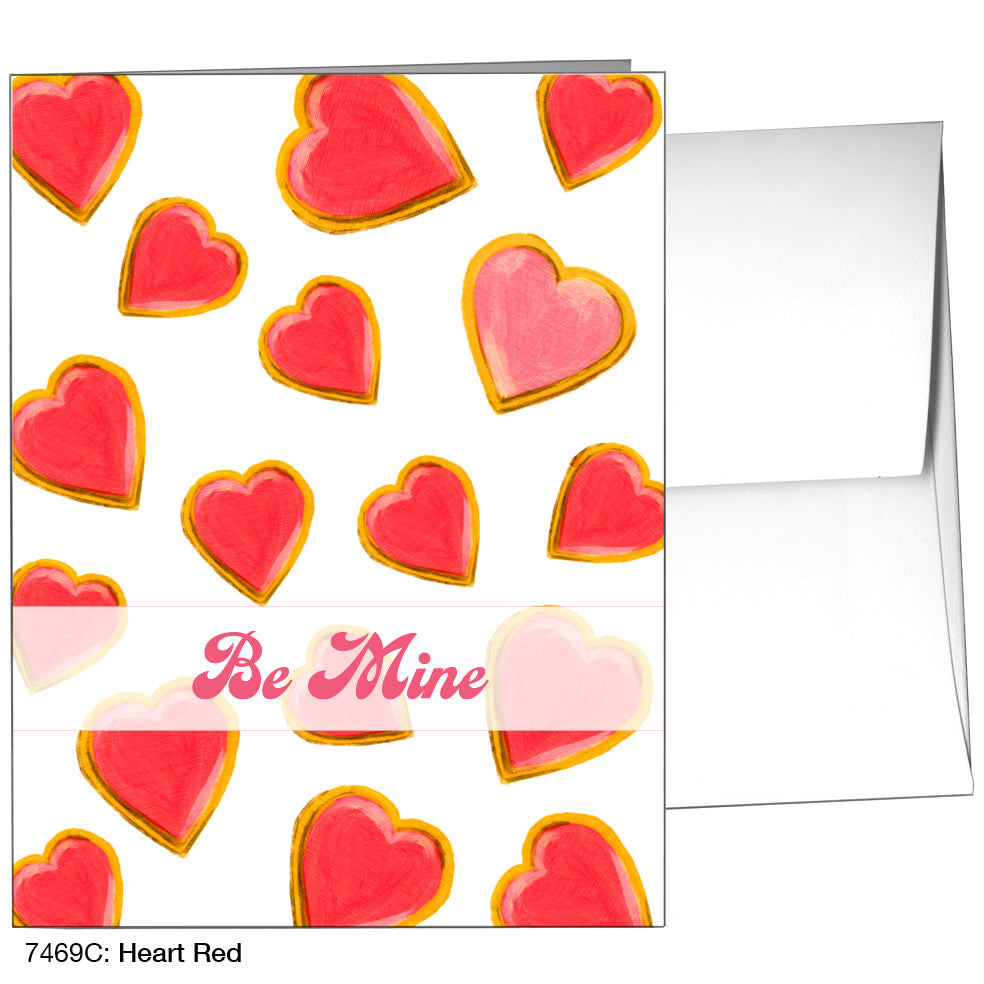 Heart Red, Greeting Card (7469C)