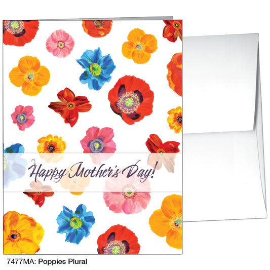 Poppies Plural, Greeting Card (7477MA)