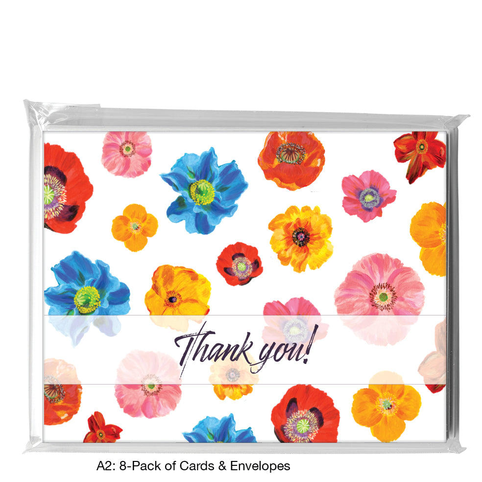 Poppies Plural, Greeting Card (7477P)