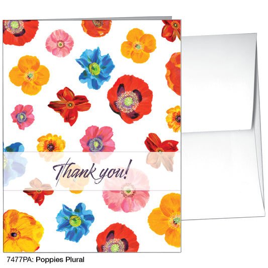 Poppies Plural, Greeting Card (7477PA)