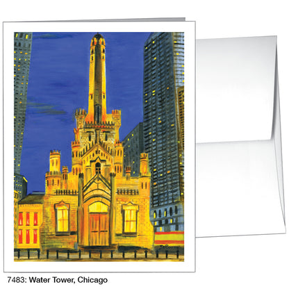 Water Tower, Chicago, Greeting Card (7483)