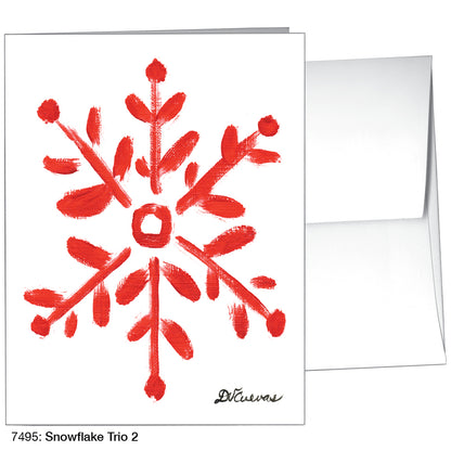 Snowflake Trio 2, Greeting Card (7495)