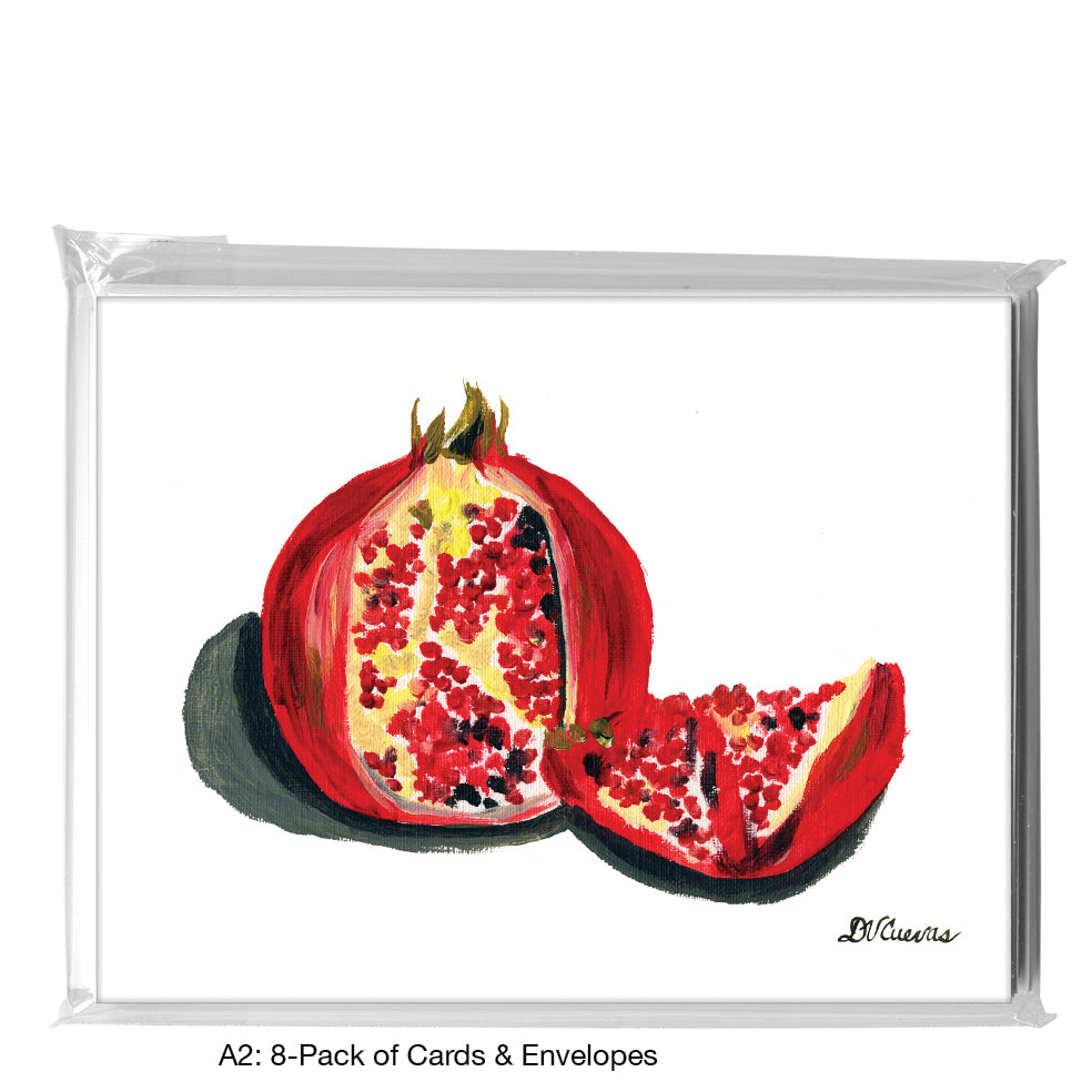 Pomegranate Trio 1, Greeting Card (7503B)