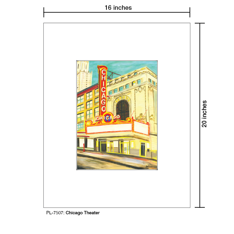 Chicago Theater, Print (#7507)