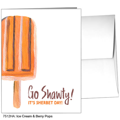 Ice Cream & Berry Pops, Greeting Card (7512HA)