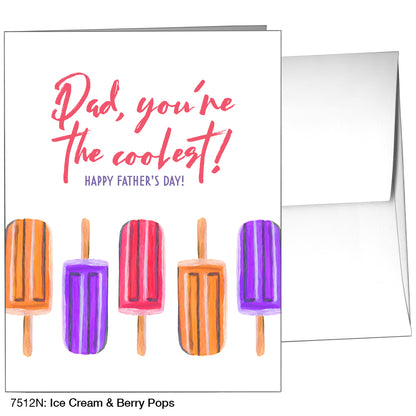 Ice Cream & Berry Pops, Greeting Card (7512N)
