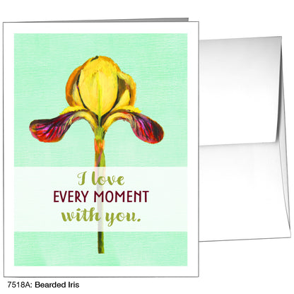 Bearded Iris, Greeting Card (7518A)