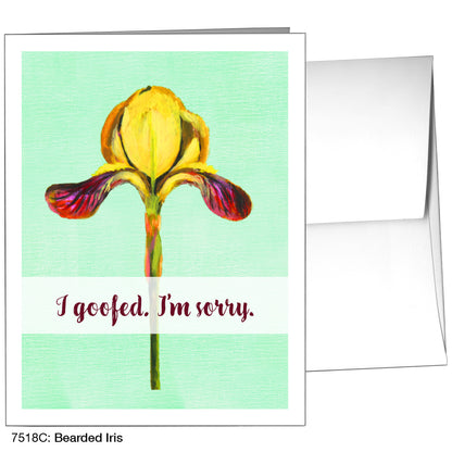 Bearded Iris, Greeting Card (7518C)