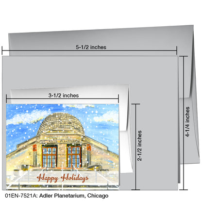 Adler Planetarium, Chicago, Greeting Card (7521A)