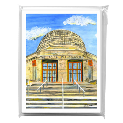 Adler Planetarium, Chicago, Greeting Card (7521D)