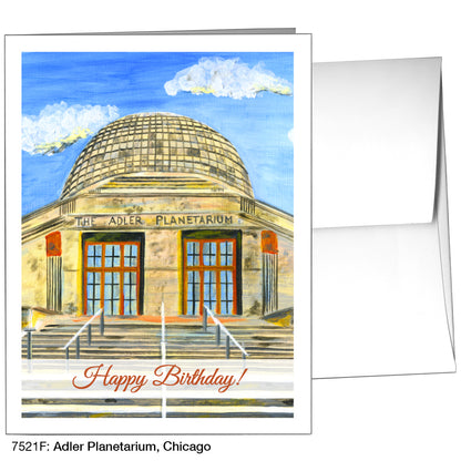 Adler Planetarium, Chicago, Greeting Card (7521F)