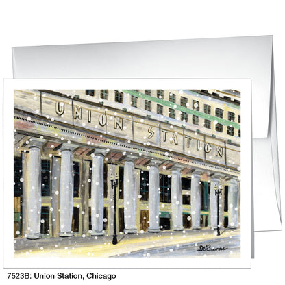Union Station, Chicago, Greeting Card (7523B)