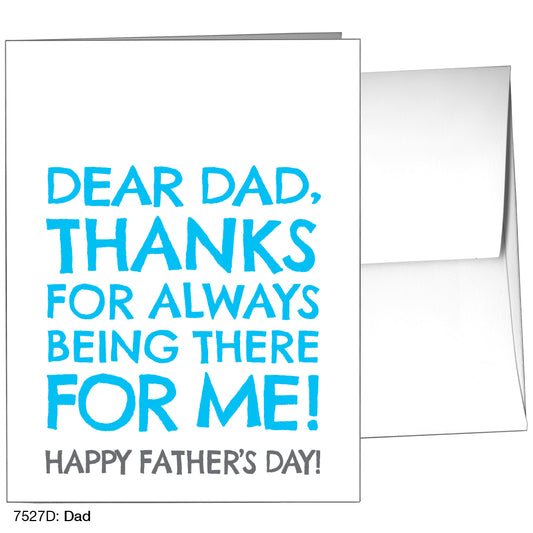 Dad, Greeting Card (7527D)