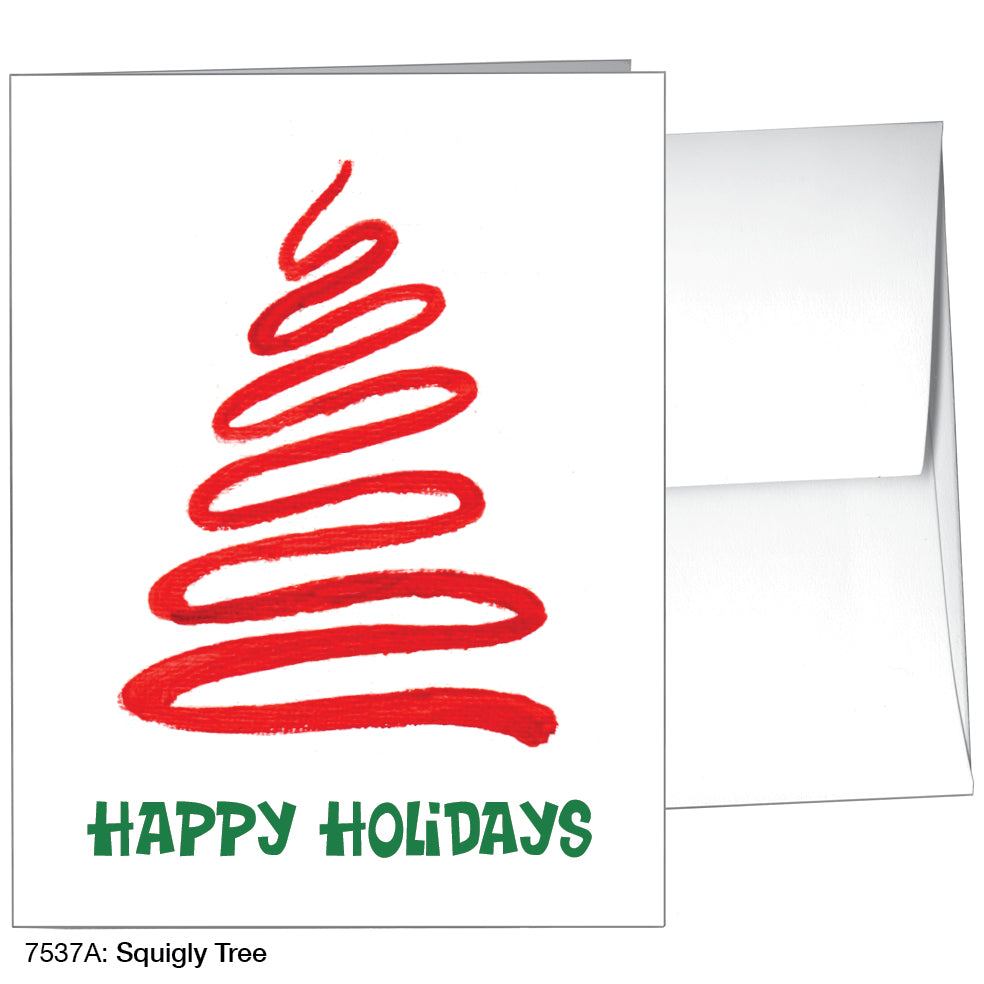 Squigly Tree, Greeting Card (7537A)