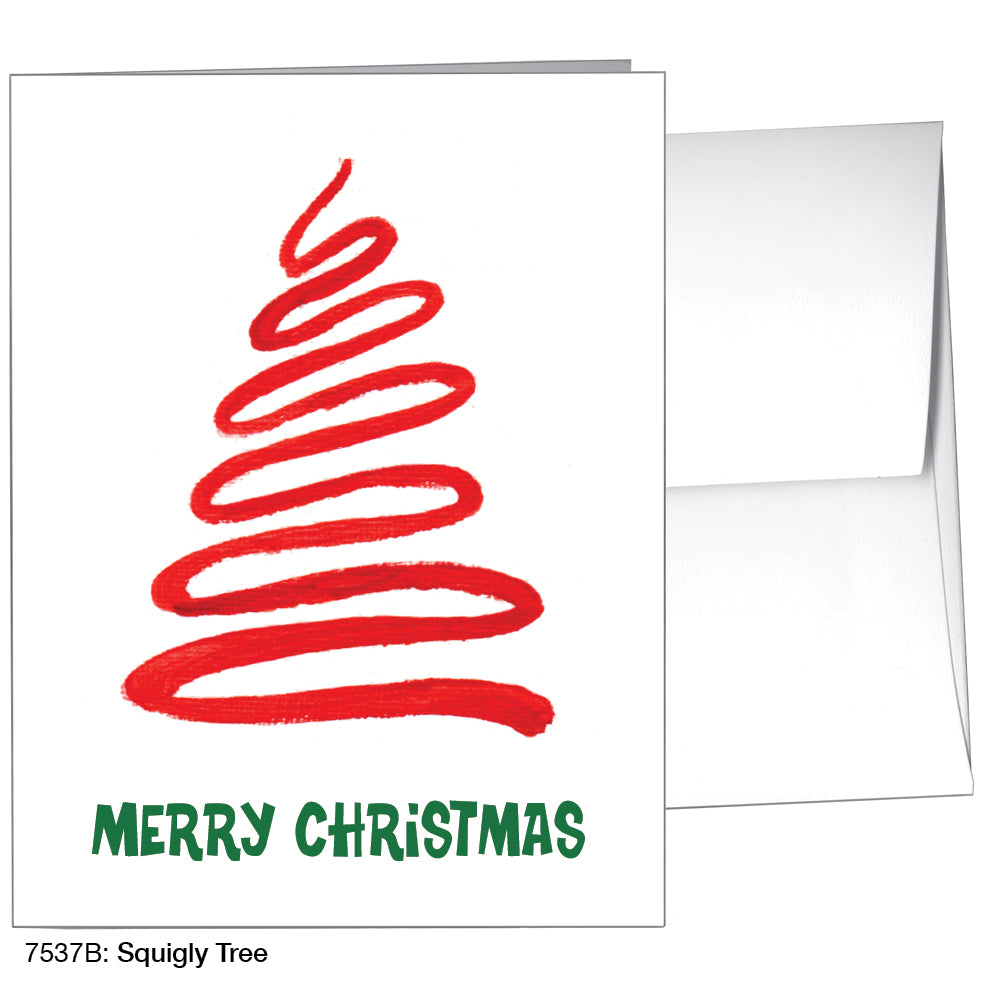 Squigly Tree, Greeting Card (7537B)