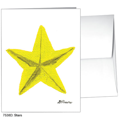 Stars, Greeting Card (7538D)