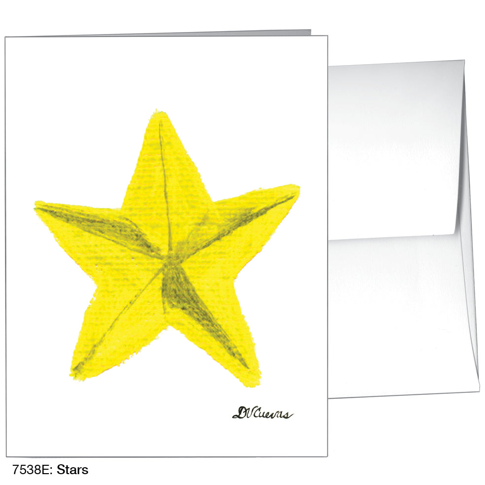 Stars, Greeting Card (7538E)