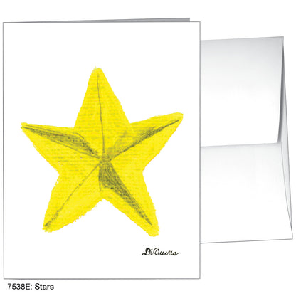 Stars, Greeting Card (7538E)