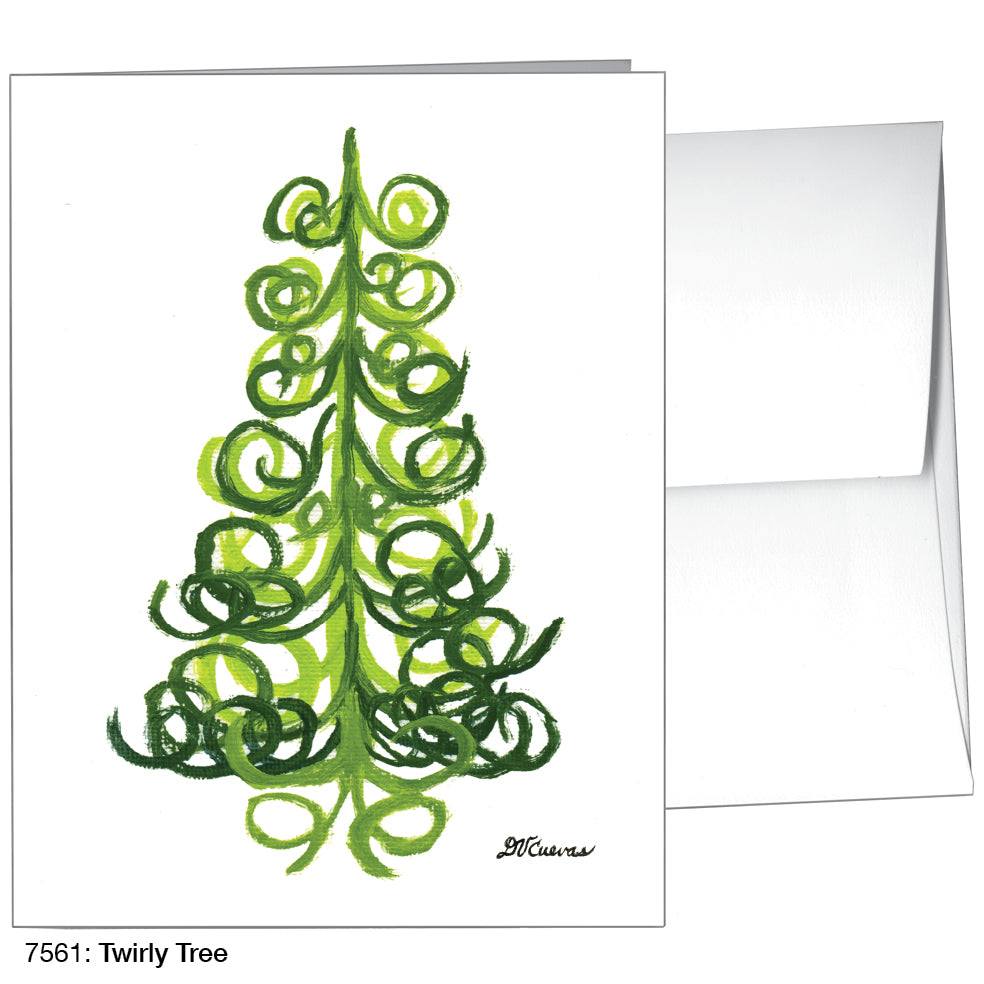 Twirly Tree, Greeting Card (7561)