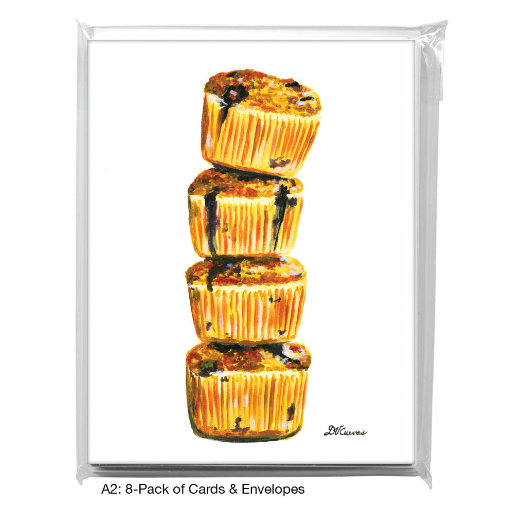 Muffin Tower, Greeting Card (7563)