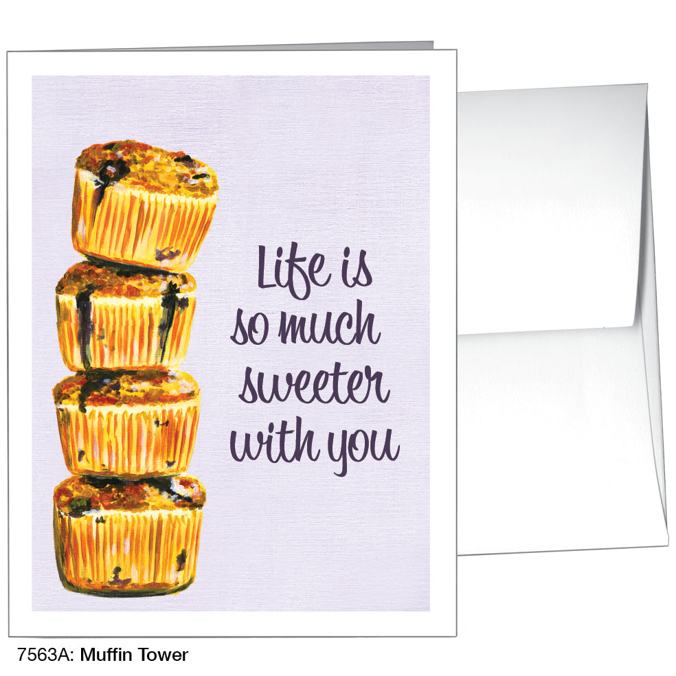 Muffin Tower, Greeting Card (7563A)