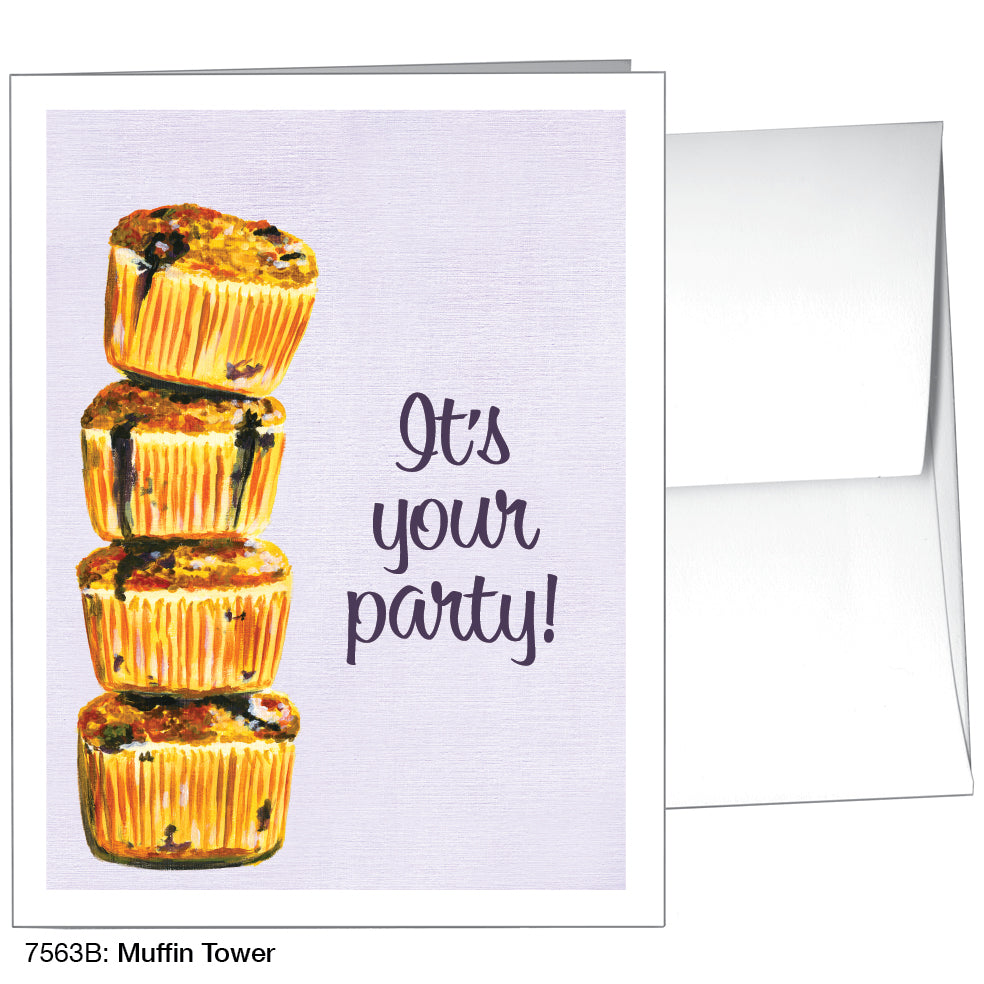 Muffin Tower, Greeting Card (7563B)
