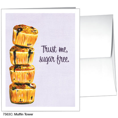 Muffin Tower, Greeting Card (7563C)