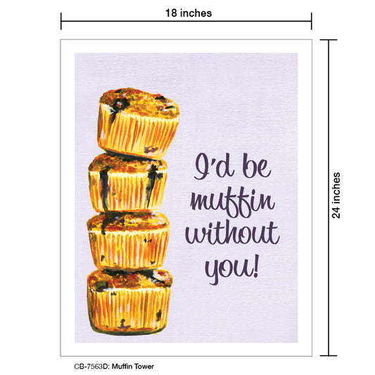 Muffin Tower, Card Board (7563D)