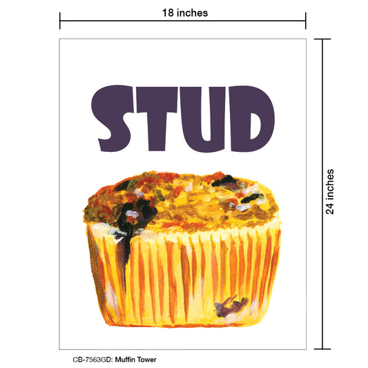 Muffin Tower, Card Board (7563GD)