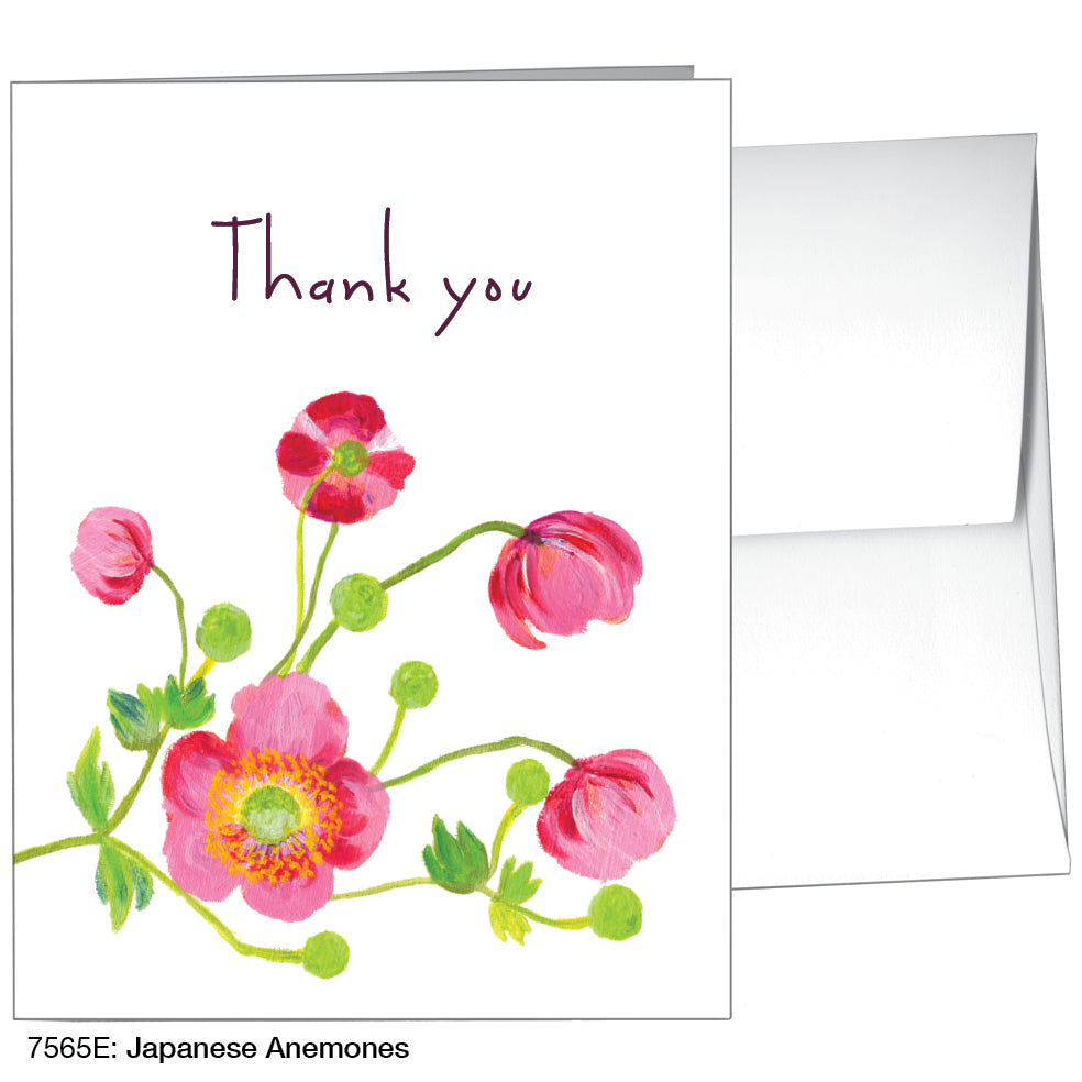 Japanese Anemones, Greeting Card (7565E)