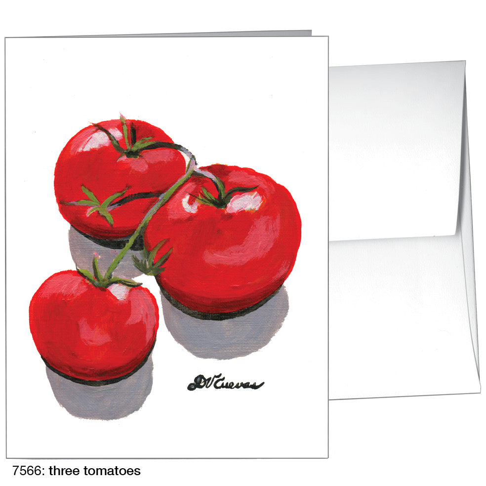 Three Tomatoes, Greeting Card (7566)