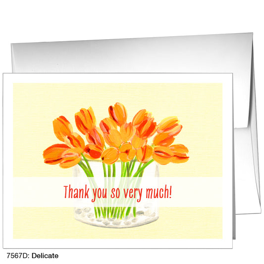 Delicate, Greeting Card (7567D)