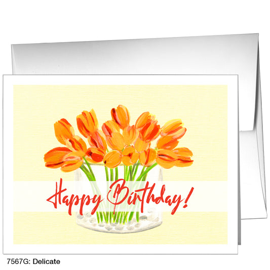 Delicate, Greeting Card (7567G)