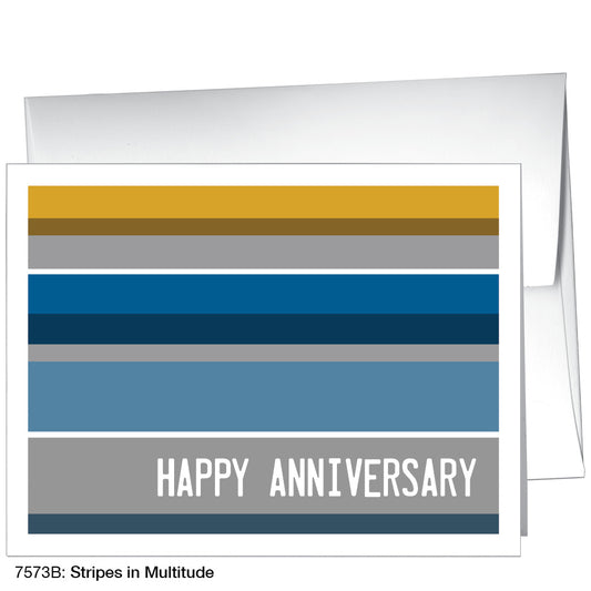 Stripes In Multitude, Greeting Card (7573B)
