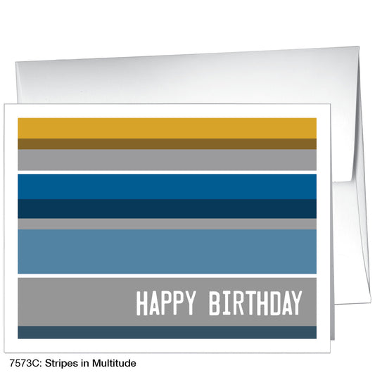 Stripes In Multitude, Greeting Card (7573C)