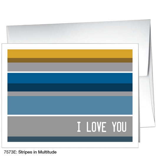 Stripes In Multitude, Greeting Card (7573E)