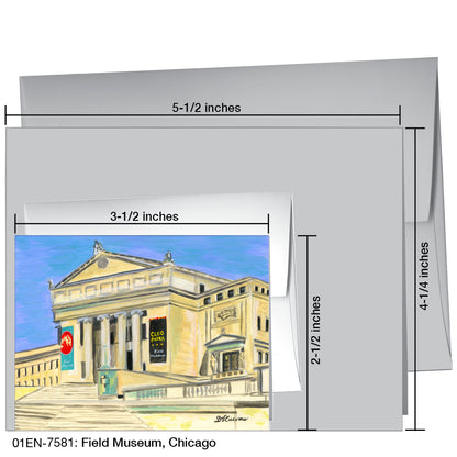 Field Museum, Chicago, Greeting Card (7581)