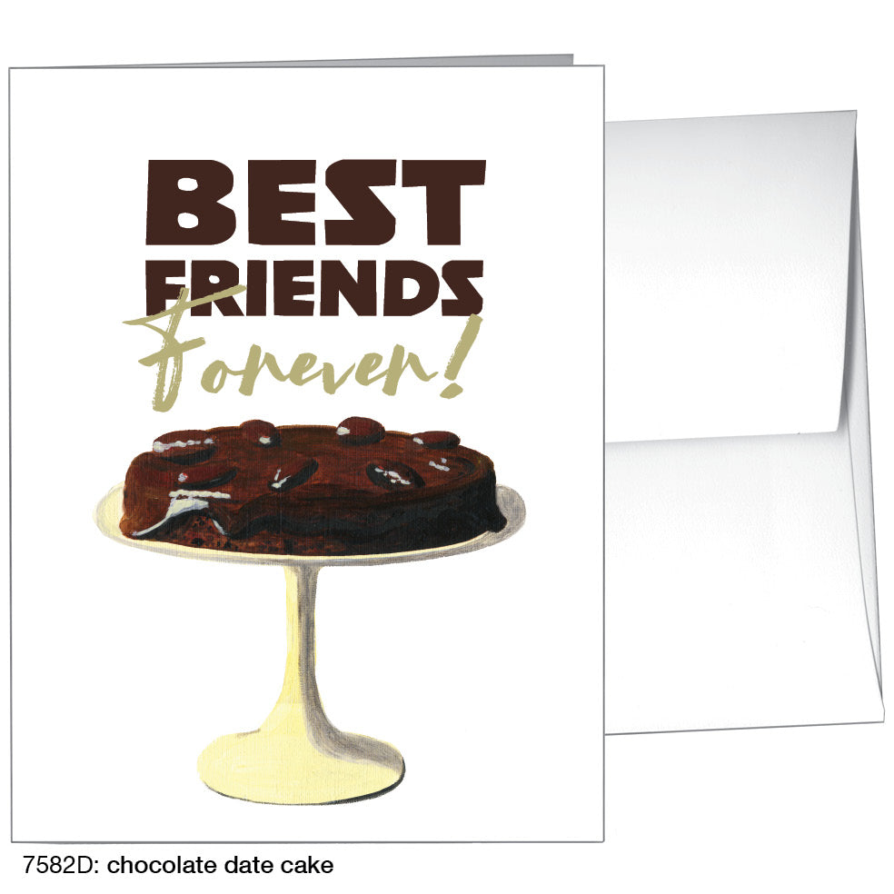 Chocolate Date Cake, Greeting Card (7582D)