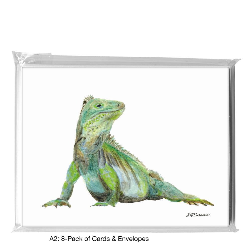 Iguana, Greeting Card (8599)