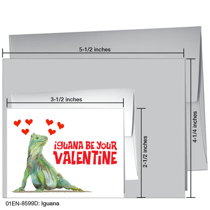 Iguana, Greeting Card (8599D)