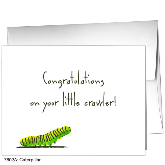 Caterpillar, Greeting Card (7602A)