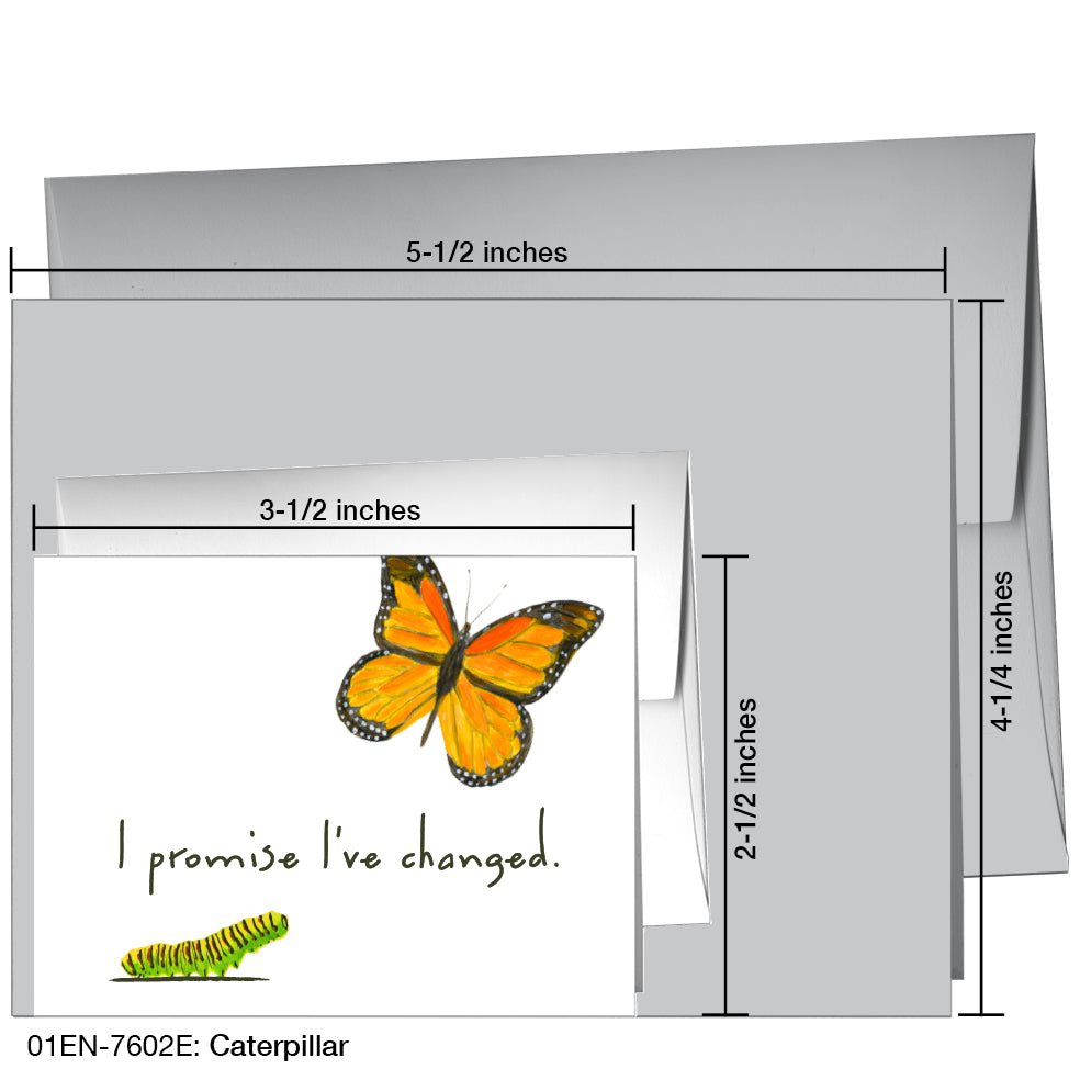 Caterpillar, Greeting Card (7602E)