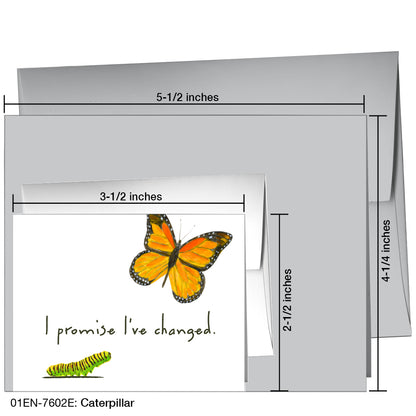 Caterpillar, Greeting Card (7602E)