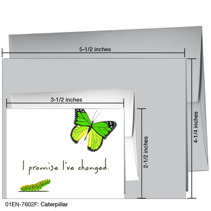 Caterpillar, Greeting Card (7602F)