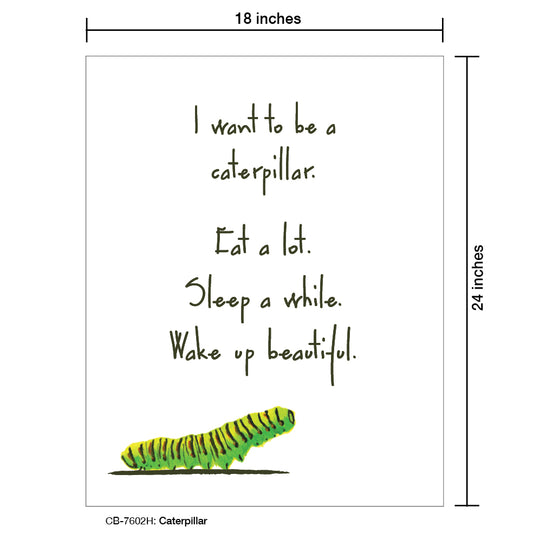 Caterpillar, Card Board (7602H)