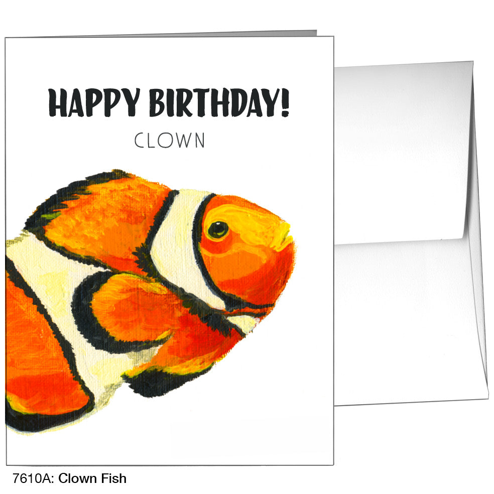 Clown Fish, Greeting Card (7610A)