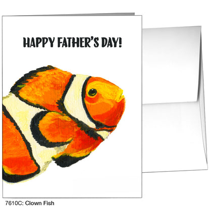 Clown Fish, Greeting Card (7610C)